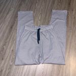 LAKE White & Dark Blue Striped Pajamas Pants Photo 2