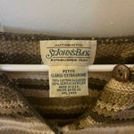 st. john's bay Vintage Neutral Striped Sweater Photo 2
