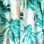 Chico's Black Label Tropical Print Dress Size 12 White Green Botanical NWT Cruise Photo 11