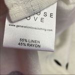 Generation Love NWT  Hugo polka dot linen blouse M Photo 8