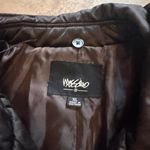 Mossimo Women’s Quilted Polyester Moto Jacket XL – Black Utility Style Brown Photo 1