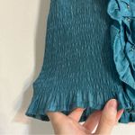 Arden B  Y2K Ruffle Front Halter Tank Top Size Medium Mermaid Smocked Photo 1