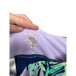 Lilly Pulitzer Luxletic Weekender Capri Leggings Blue Floral Print Bow Detail XS Photo 3