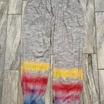 Terez  women's small gray tie-dyed jogger sweatpants MSRP $96 Photo 0