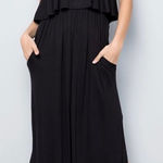 Sweet Lovely  Navy Blue Maxie Dress Size Medium Photo 0