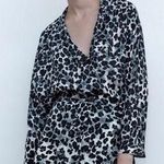 ZARA  Animal Print Skort, Size S, NWT Photo 0