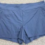 Athleta Women's Trekkie North Shorts Size 26 Blue Pockets Comfortable New Photo 0
