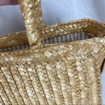 Vintage Boho Wheatstraw Tropical Floral Bag Yellow Photo 6