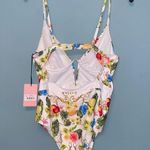 Juicy Couture Tutti Fruity Fruit and Floral Print One Piece Bathing Suit Large Photo 8