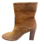 Ralph Lauren POLO Ankle Boots Size 9 Tan Suede Heeled Booties Brindley in Box Photo 4