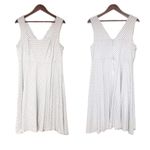Torrid Retro White Polka Dot Sleeveless Swing Dress Knee Length Knit Size 14 Photo 1