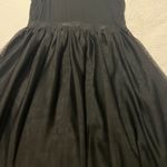 Sharagano Mock Neck Tulle Tea Length Cocktail Dress Photo 1