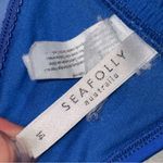 Seafolly  Royal Blue Flower Festival Bandeau Halter Bikini size 14 Photo 8