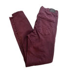 AMERICAN EAGLE HIGH RISE JEGGING STRETCH MAROON WOMENS SIZE 6 Red Photo 5