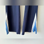 Wilo The Label High Rise Blue Cobalt Split Hem Flare Athletic Pants Leggings Size M Photo 1