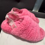 UGG  Pink Plush slippers Photo 5
