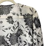 Kaktus Womens Kimono Style Open Front Blouse Lightweight Floral Sz Small Medium Photo 5