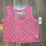 Dream out loud by Selena Gomez Y2K K-Mart Dream Out Loud by Selena Gomez Pink Lace Crop Top Junior XS NWT Photo 1