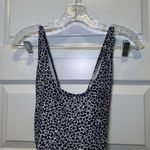 Gap Navy/White Star Print Cross Back One Piece Swimsuit size L Photo 3