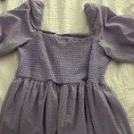 Dillard's Purple, cute puffy sleeve dress Photo 3