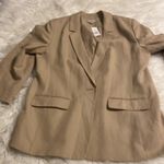 Loft  Tan Blazer Elegant Suit Jacket size 14 brand new length 28” bust 40” Photo 8