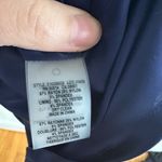 Elie Tahari Lourdes Cold Shoulder Dress Size 6 Navy Blue Photo 5