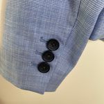 Banana Republic NWOT Classic Fit Chambray Blue Blazer Sz 2 Photo 6