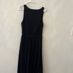 Maeve  by Anthropologie Brianne Black Cowl Neck Flare‎ Skirt Dress Size XS Photo 6
