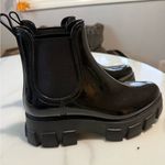 DV by Dolce Vita Glossy Black Chunky Boots Size 8 Photo 5