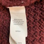 Lucky Brand Maroon Textured Cardigan. Size Small Photo 3