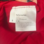 Reformation LouLou Smocked Mini Dress in Cherry Red Photo 7