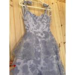 Lulus NWT  Glamorous Sweetie Lavender Burnout Tie-Strap Bustier Midi Dress Sz S Photo 8