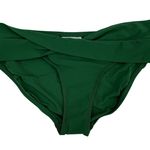 Robin Piccone Ava Twist Bikini Bottoms Size Large NEW Clover Green Swim NWOT Photo 1