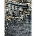 Miss Me Rhinestones cross embroidered jeans Bermuda shorts Photo 2