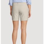 Eddie Bauer  Rainier shorts women rip stop size 16 light khaki NEW Photo 1