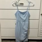 Princess Polly  Blue Sparkly Mini Dress Photo 1