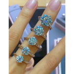 Boutique 2Ct Solitaire Platinum S925‎ Simulated Diamond Engagement Wedding Ring, Size 6 Photo 7