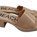 Anthropologie  Beach by Matisse Nude Jelly Block Heel Slide Sandals Shoes size 8 Photo 1