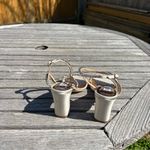 Badgley Mischka  Marilee Heels in‎ champagne size 5.5 Photo 5