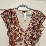 Drew  VTG Vanilla Vintage Cottagecore Floral Ruffle Maxi Dress with Waist Tie NWT Photo 1