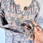 J.Crew Liberty Fabric x Club Nouveau Floral Button-Front Dress Women’s XS🧡 Photo 3