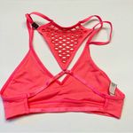 Victoria's Secret  Crochet Fishnet Racerback Bralette Size‎ XS Neon Coral NEW Photo 7
