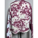 OU Oklahoma Sweatshirt Adult M Maroon Logo University Tie Dye Warm Size M Photo 2