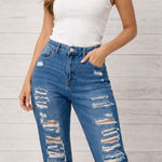Refuge Denim MOM Distressed High Photo 0