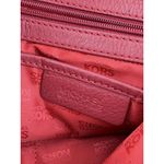 Michael Kors * Red Leather Shoulder Bag Purse Pebbled Leather Quiet Luxury Photo 14
