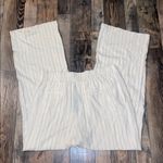 Monteau NWT  Los Angeles Linen Blend 2 pc pinstriped set size XL Photo 3