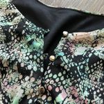 Bobeau  Hi Low Dress Womens Small Green Snakeprint Boho Colorful Photo 12