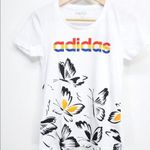 Adidas x FARM Womens Rio Butterfly T-Shirt Small Photo 0