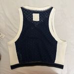 Free People Intimately Slam Dunk Top Size Medium Blue White Photo 3