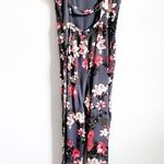 Abercrombie & Fitch Gray Floral Back Cutout Jumpsuit sz Small Photo 8